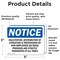 Signmission Solicitation Distribution Of Literature, 5 in W x Rectangle, Vinyl Decal OS-2PACK-NS-D-35-L-18364 - alternate 4